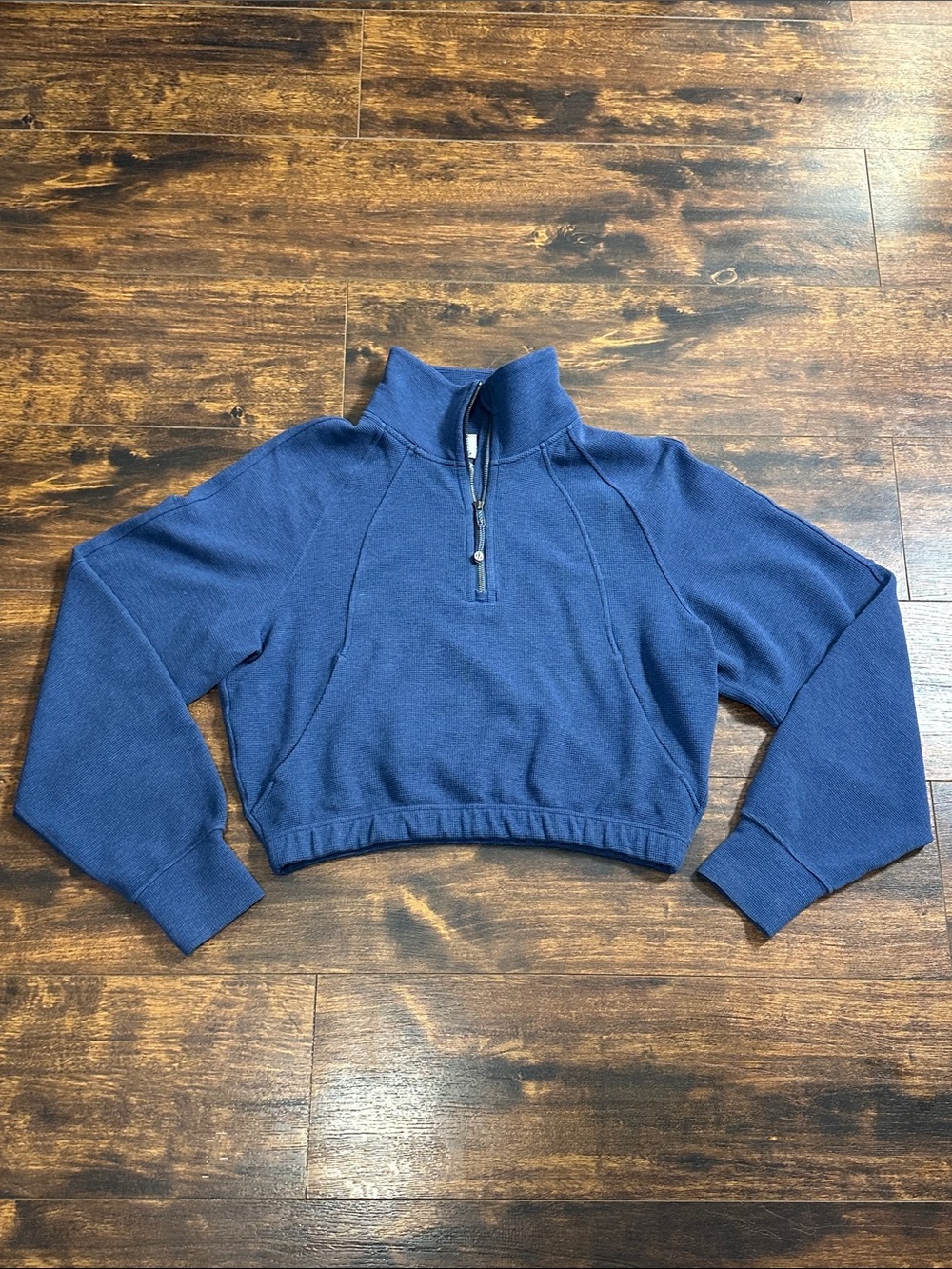 Lululemon Cropped Quarter Zip Pullover Blue Size M 💙✨